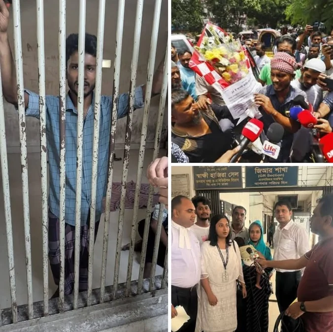 আমার স্বামী বঙ্গবন্ধুকে ভালোবেসে ফুল দিতে গিয়েছেনঃ রিকশাচালকের স্ত্রী চুমকি