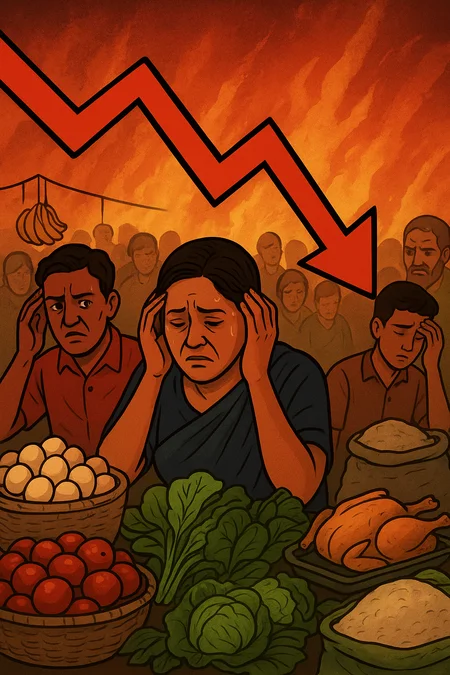 অগ্নিমূল্যের বাজারে দিশেহারা জনজীবন