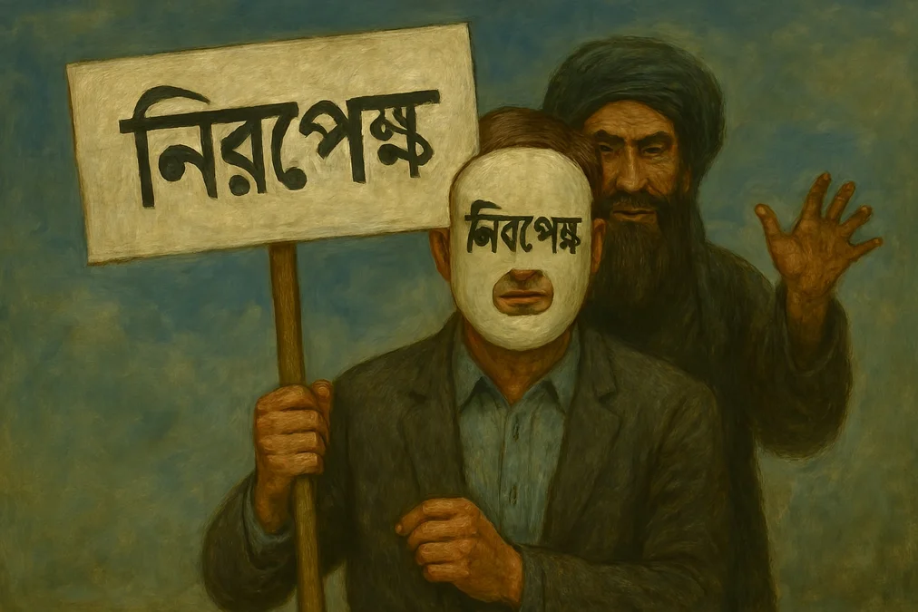 ছদ্মবেশের চাতুর্যে গণতন্ত্রের গলিত ছায়া