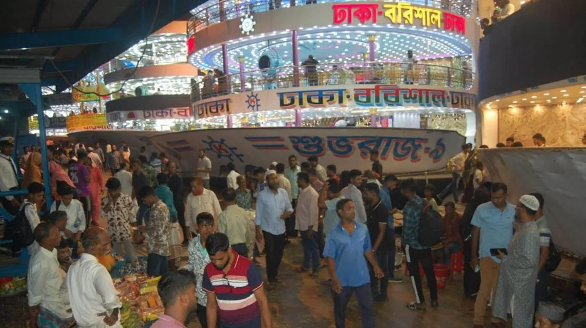 ঈদে ফিরতি পথেও লঞ্চের ভাড়া বাড়তি