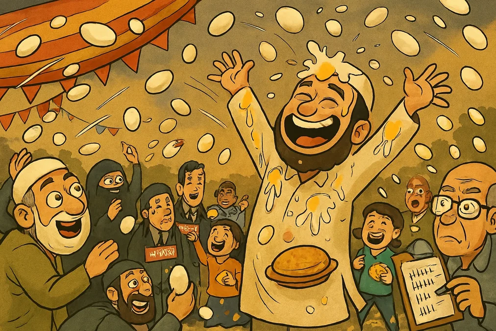 ডিমের পিঠে পাটোয়ারী যায়: একখানা পিঠাকাব্য