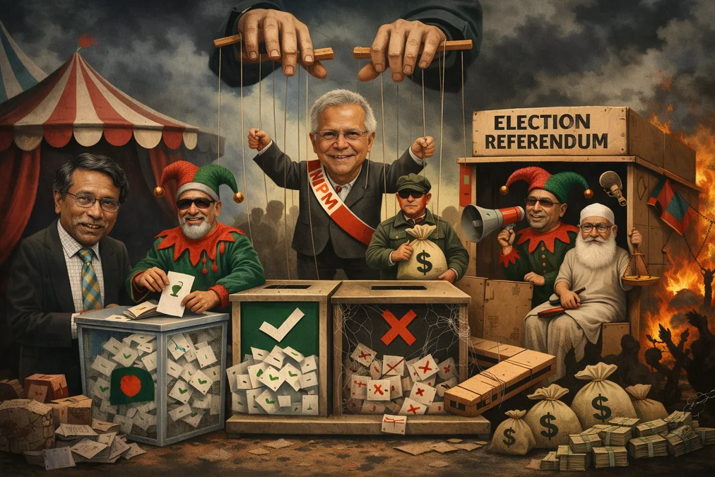 রাষ্ট্র যখন ‘হ্যাঁ’ ক্যাম্পেইনার: নিরপেক্ষতার কবরের ওপর গণভোট