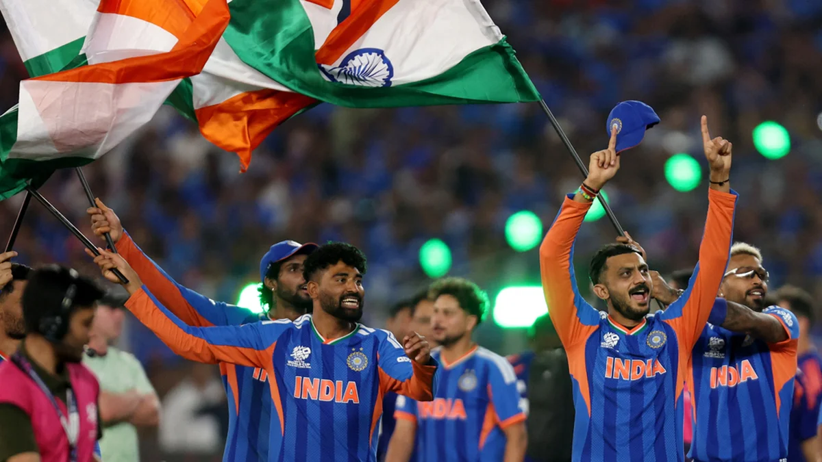 নিউ জিল্যান্ডকে উড়িয়ে দিয়ে টি–টোয়েন্টি বিশ্বকাপের শিরোপা ভারতের