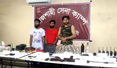রাজশাহীতে অনিন্দ্যর বাড়ি থেকে অস্ত্র উদ্ধার, পুকুরে কিছুই মেলেনি